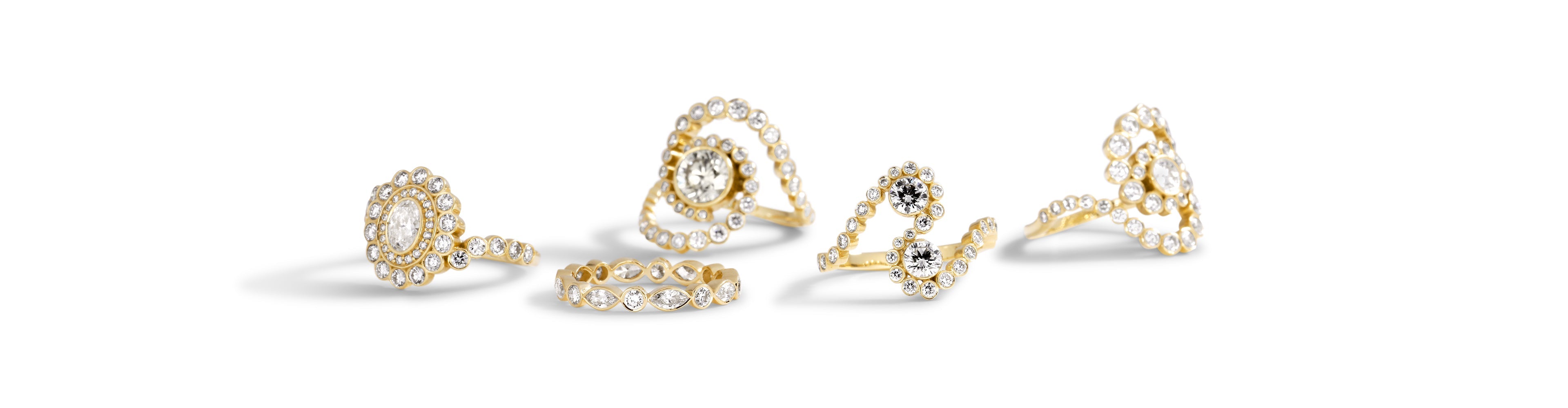 Bezel ringe