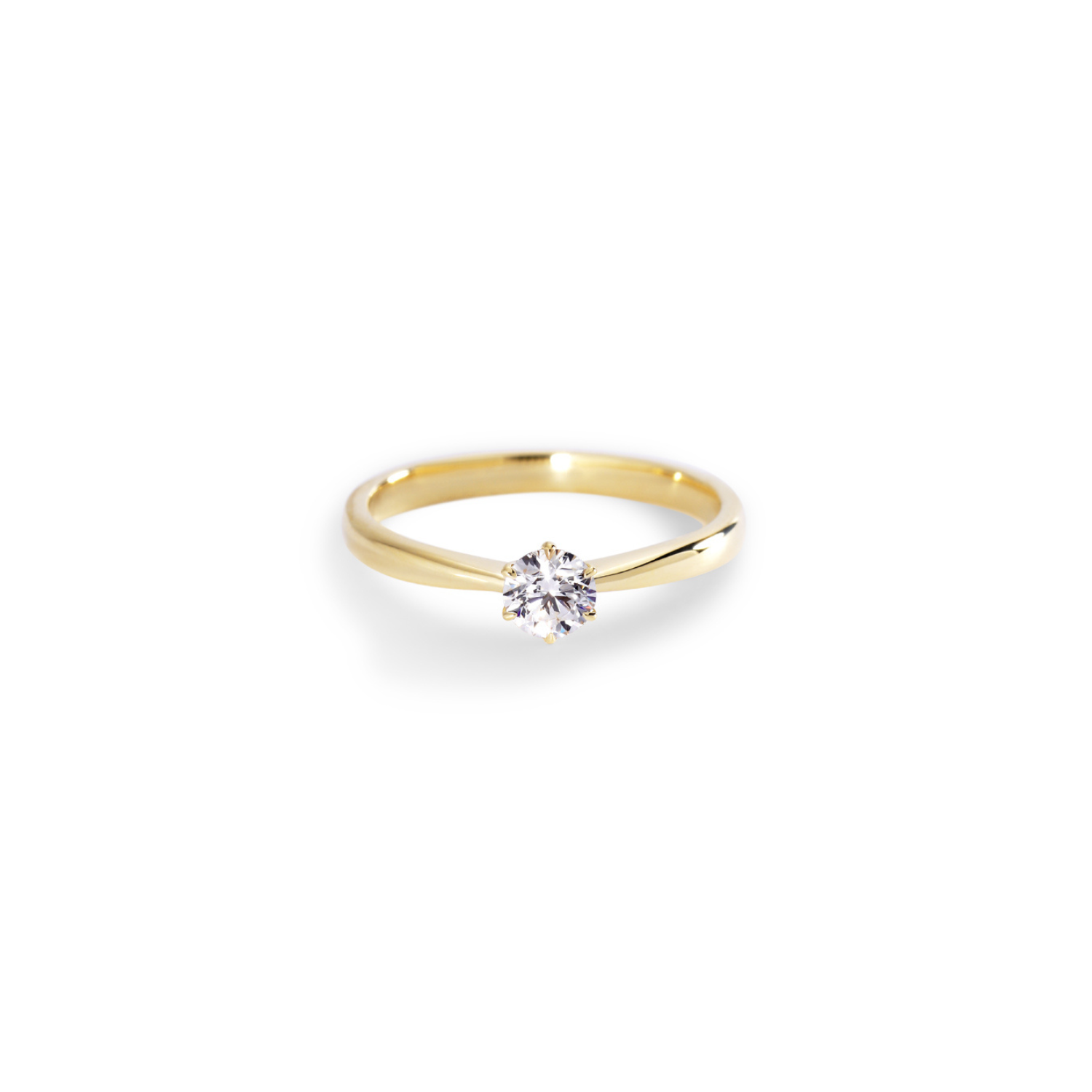 Solitairering med 0,25 ct.