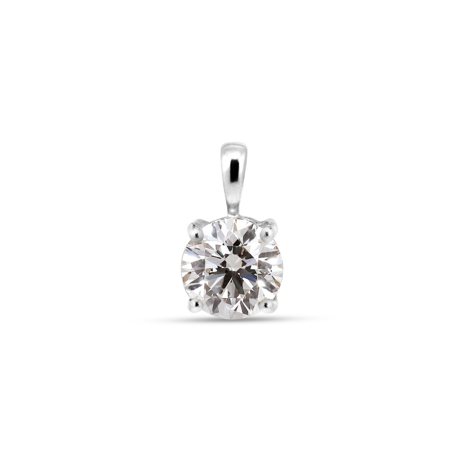 Solitaire vedhæng med 0,50 ct.