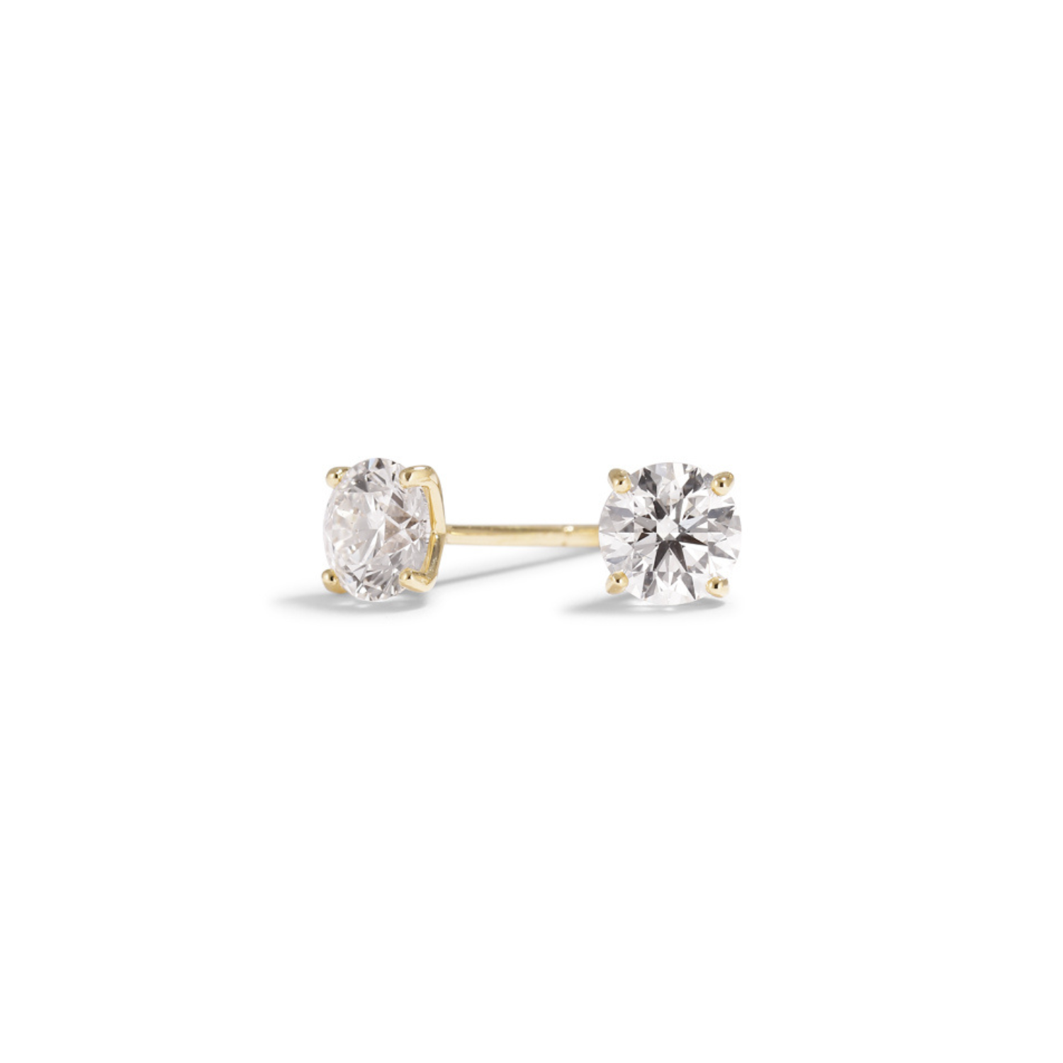 Solitaire ørestikker med 2x 0,60 ct.