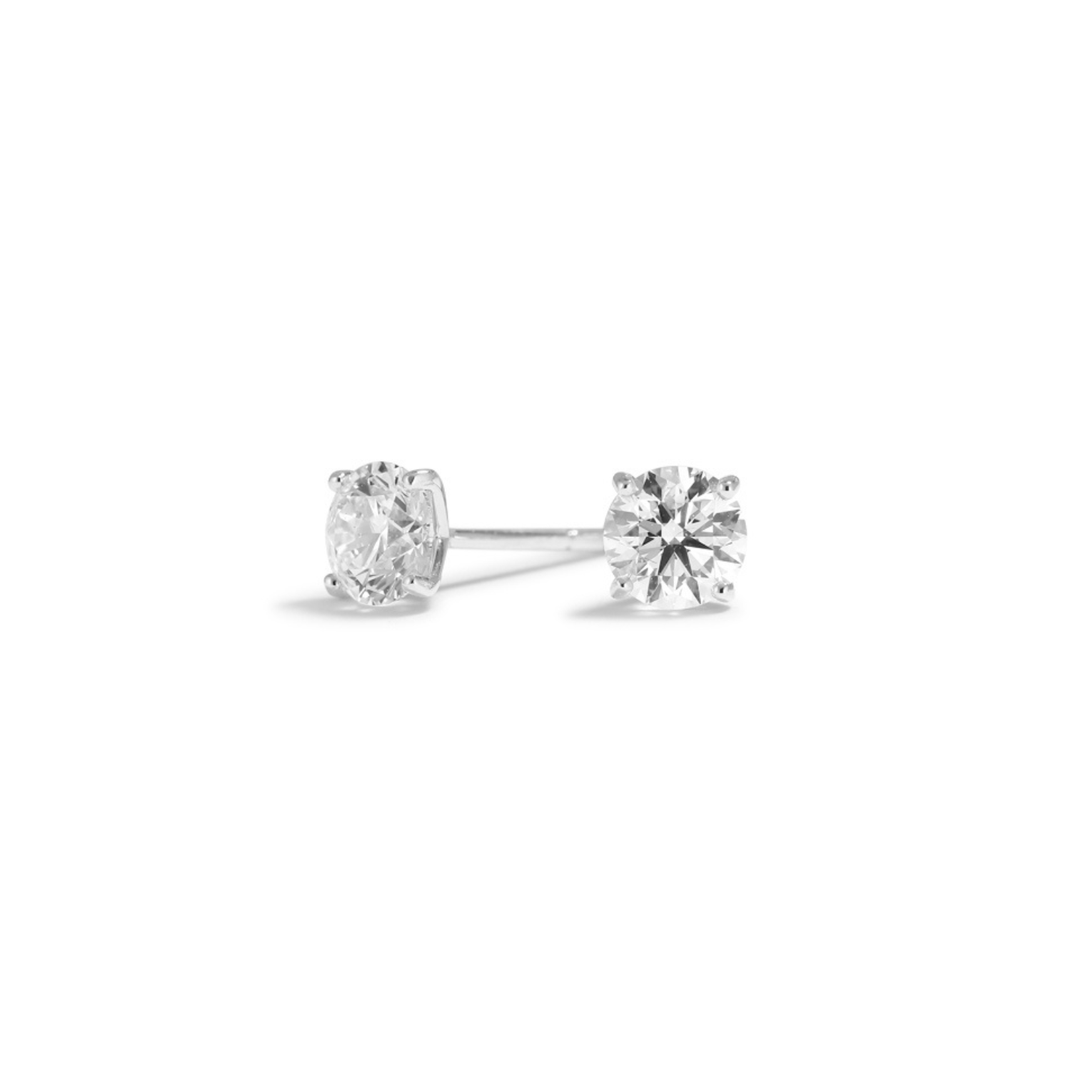 Solitaire ørestikker med 2x 0,60 ct.