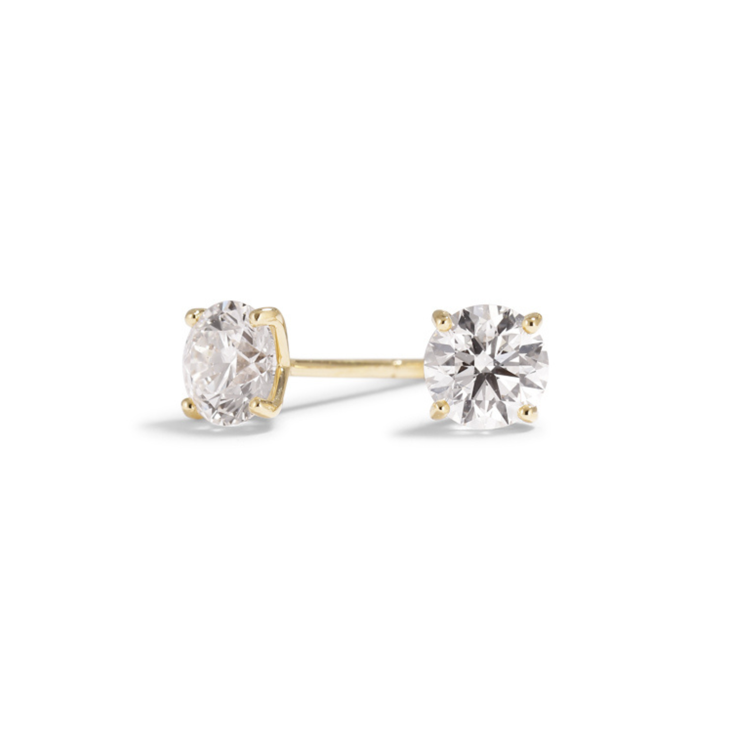 Solitaire ørestikker med 2x 0,90 ct.