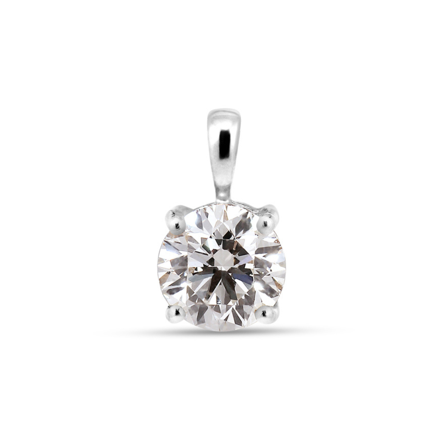 Solitaire vedhæng med 0,90 ct.