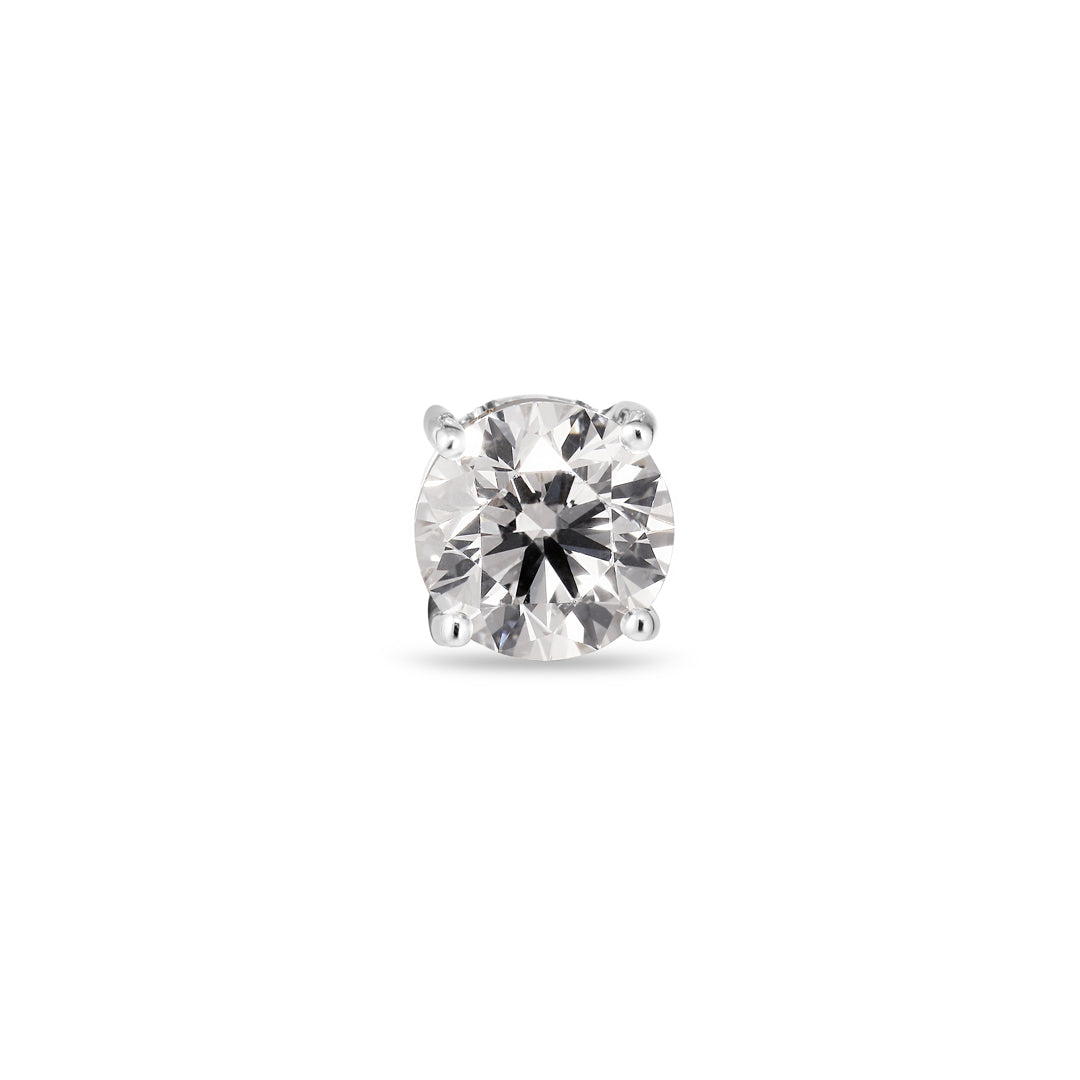 Flying solitaire halskæde i hvidguld med 1,00 ct.