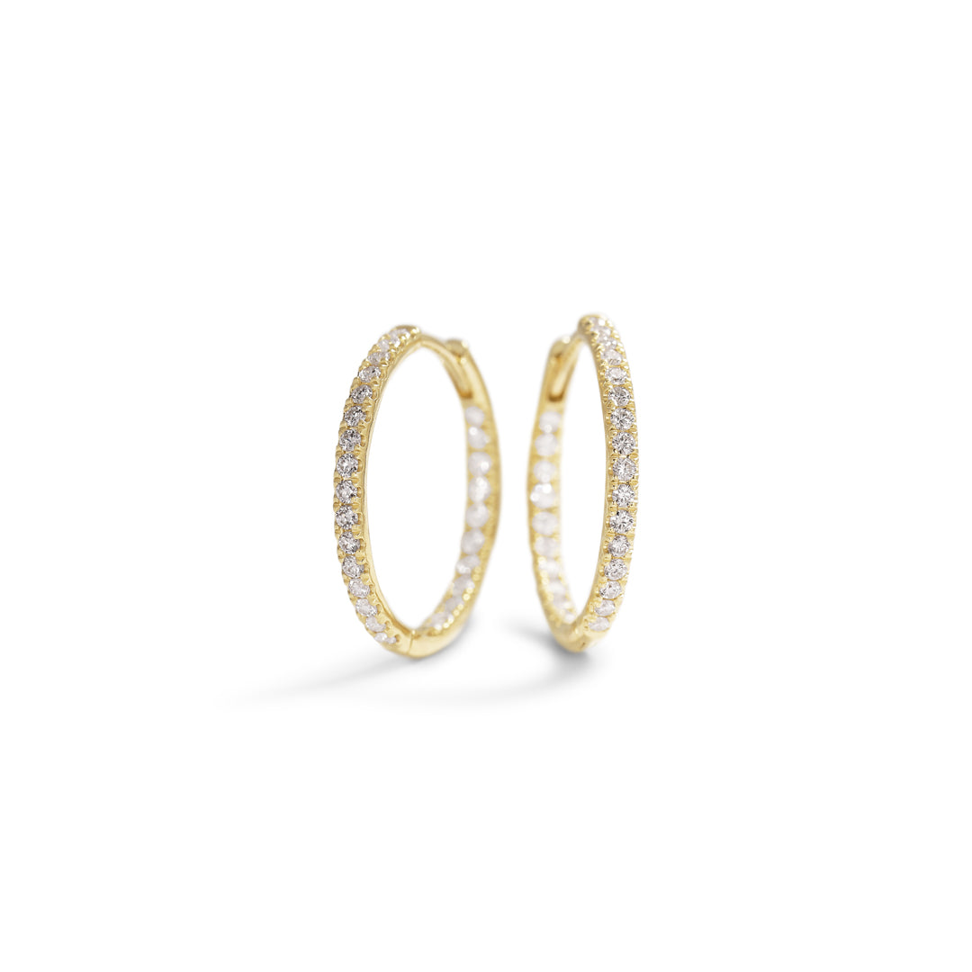 Hoops 15 mm - full - 0,01 ct.