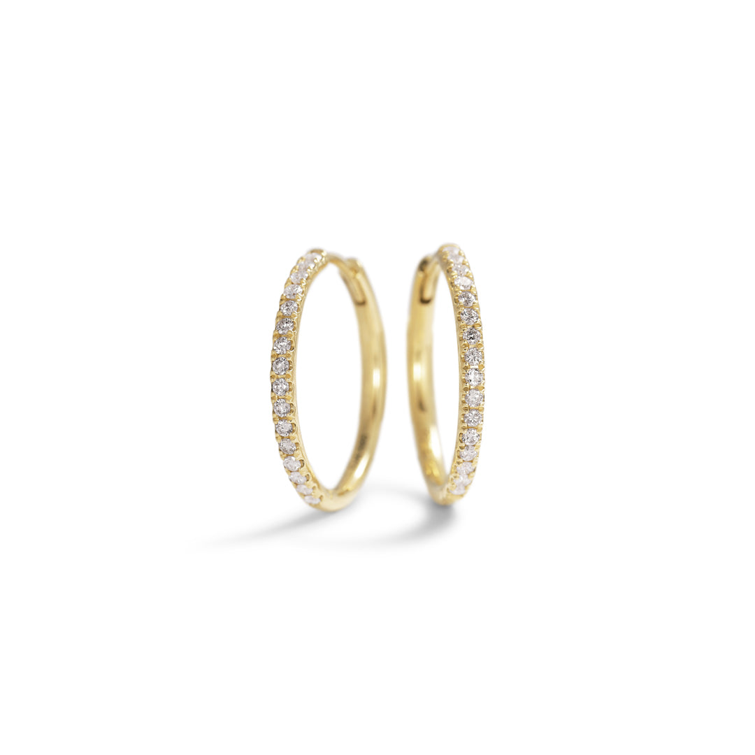 Hoops 15 mm - 0,01 ct.