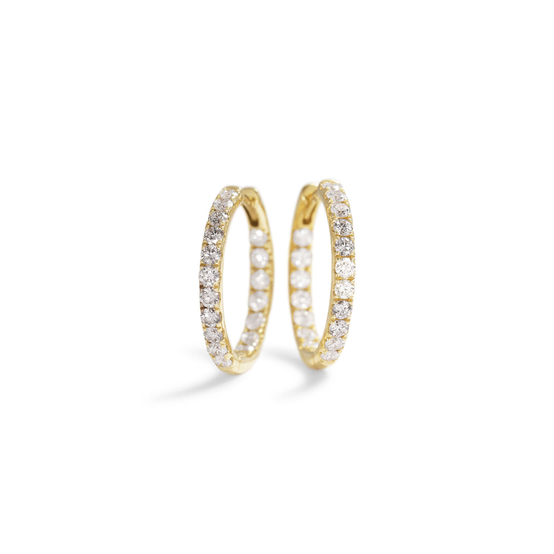 Hoops 15 mm - full - 0,035 ct.
