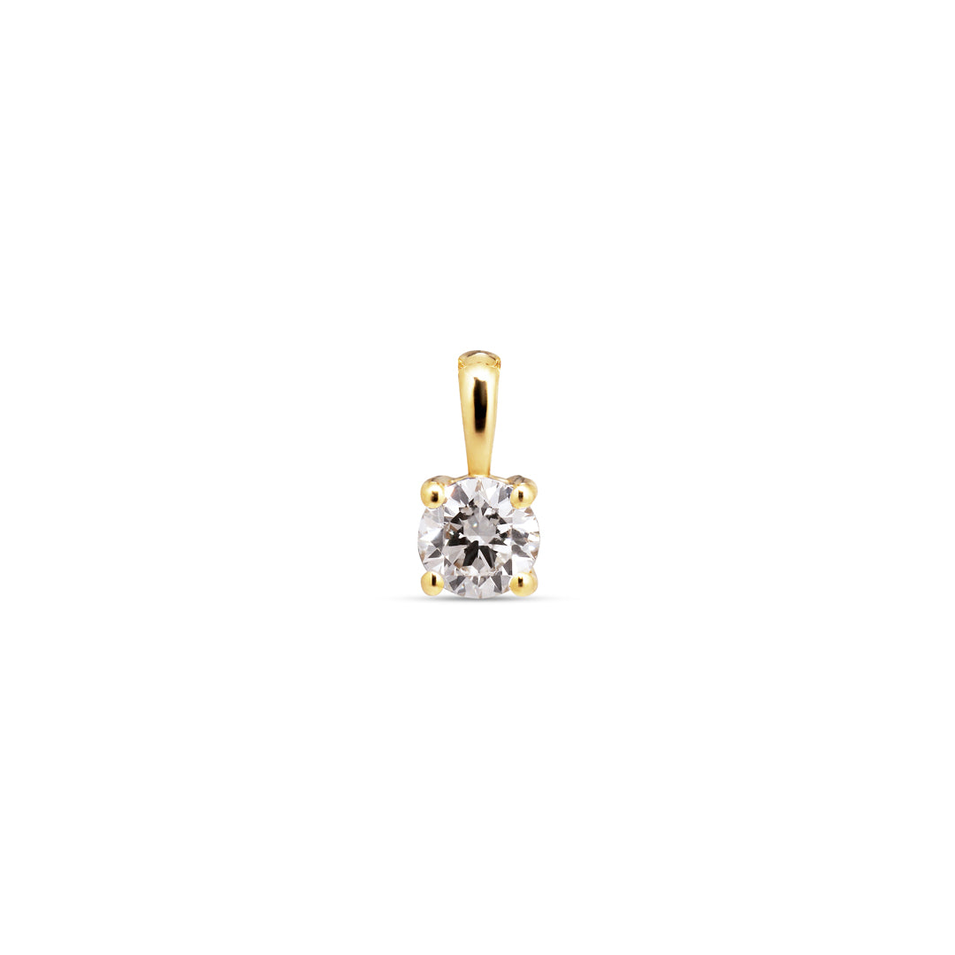 Solitaire halskæde med 0,20 ct.