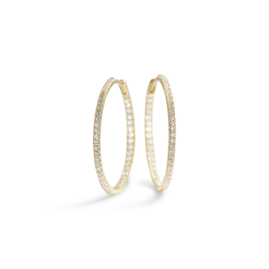 Hoops 25 mm - full - 0,01 ct.