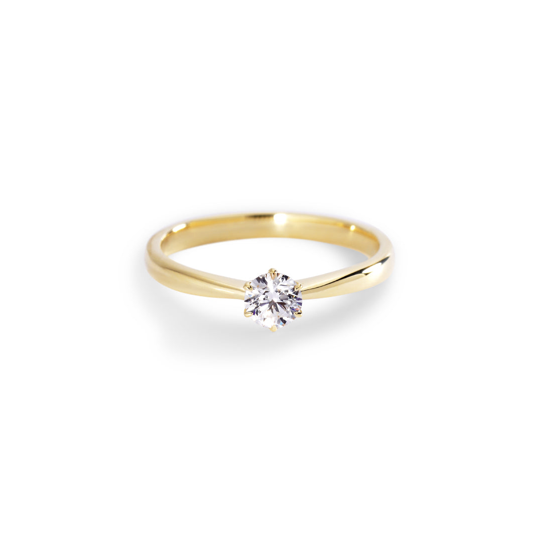 Solitairering med 0,30 ct.