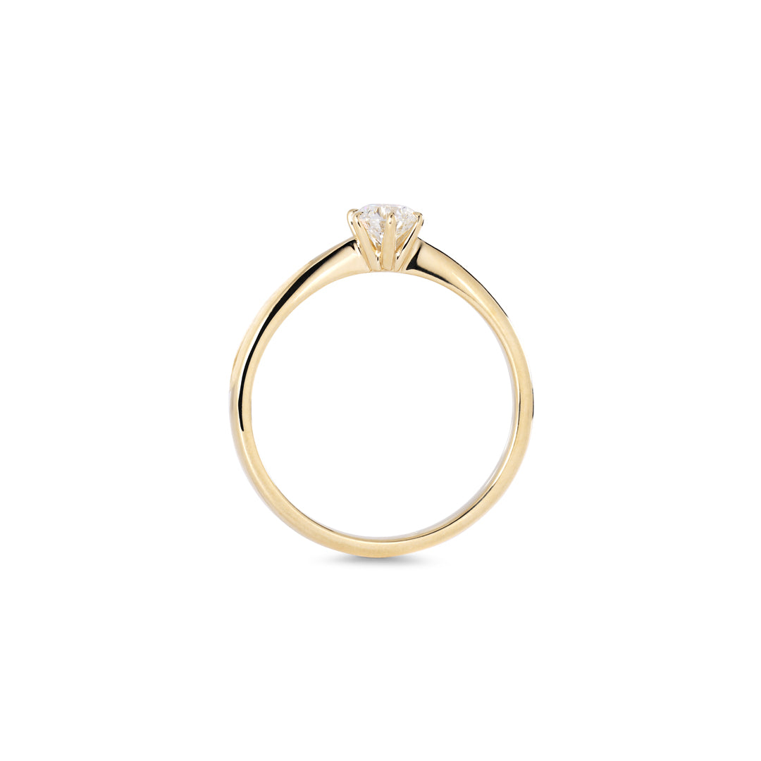 Solitairering med 0,25 ct.