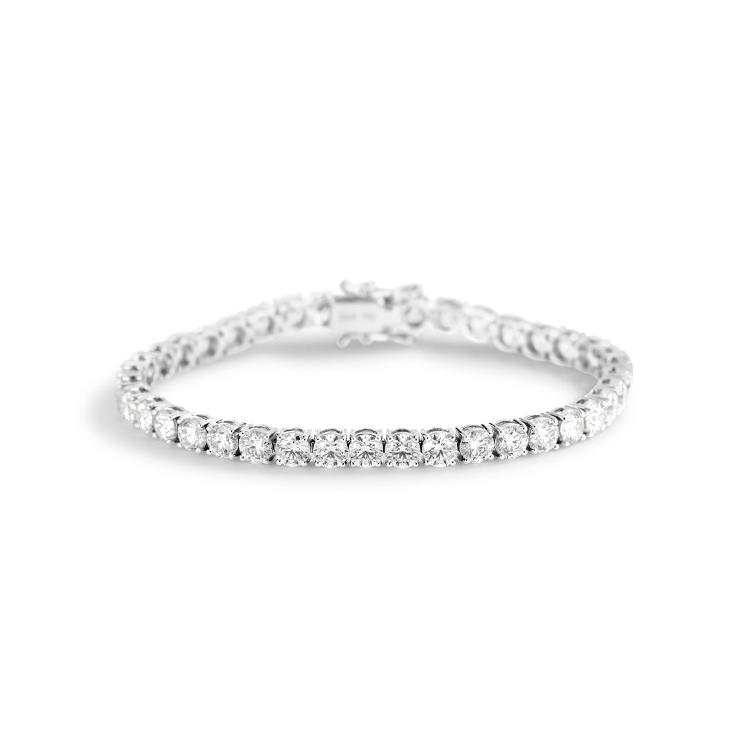 Tennisarmbånd i hvidguld med 0,30 ct.
