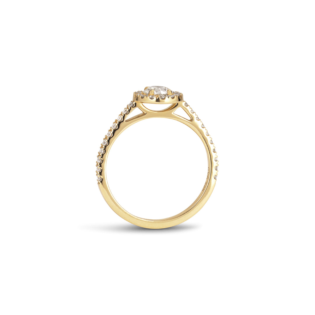 Haloring med 0,40 ct.