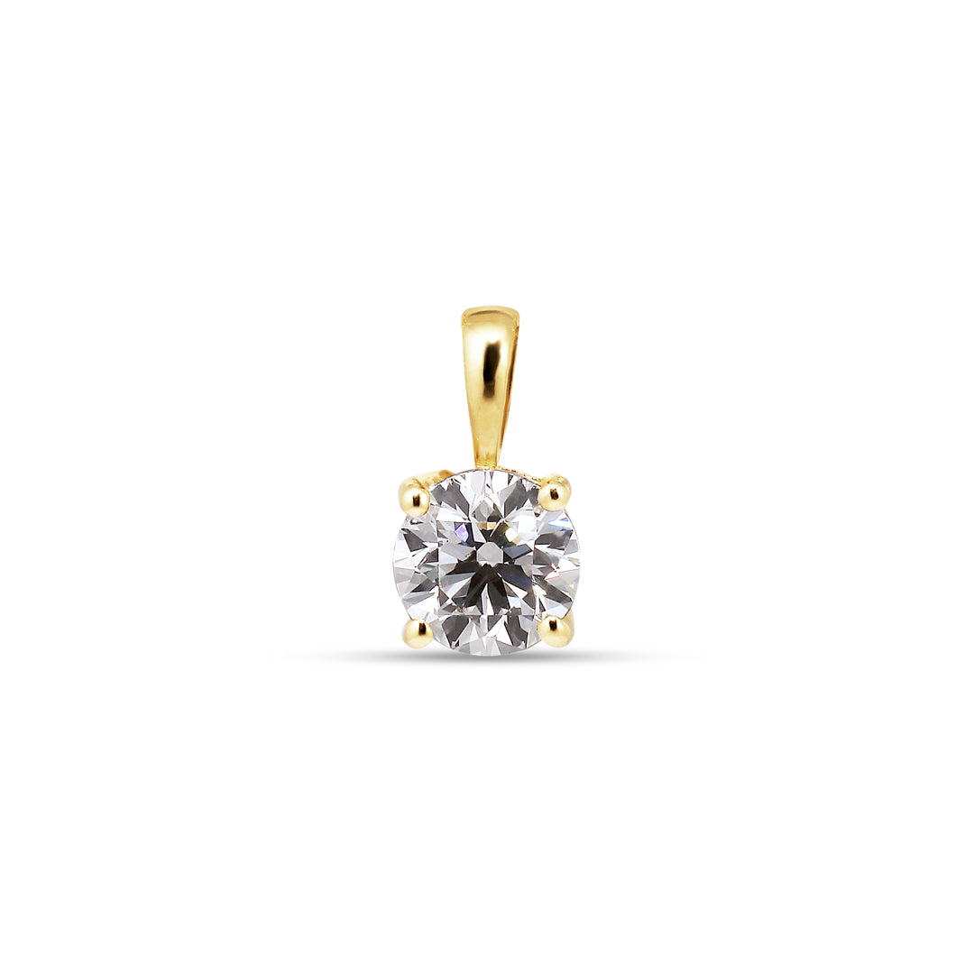 Solitaire halskæde med 0,40 ct.