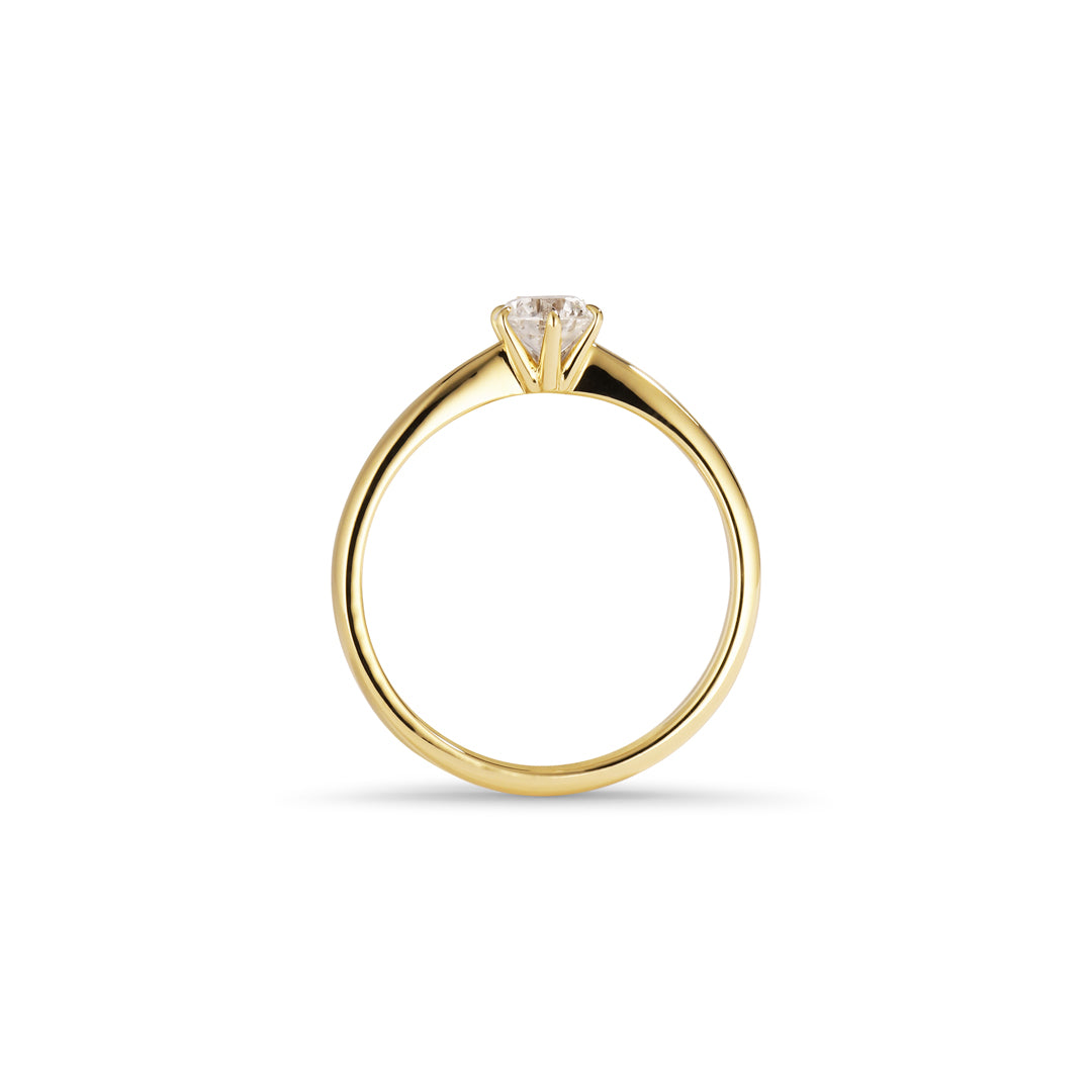 Solitairering med 0,40 ct.