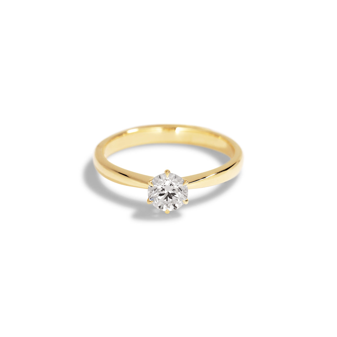 Solitairering med 0,50 ct.