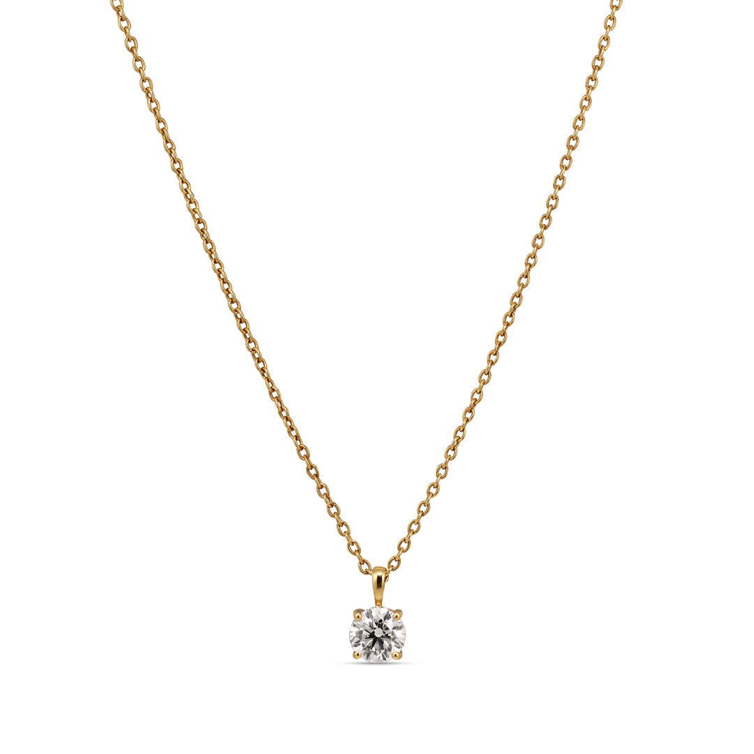 Solitaire vedhæng med 0,60 ct.