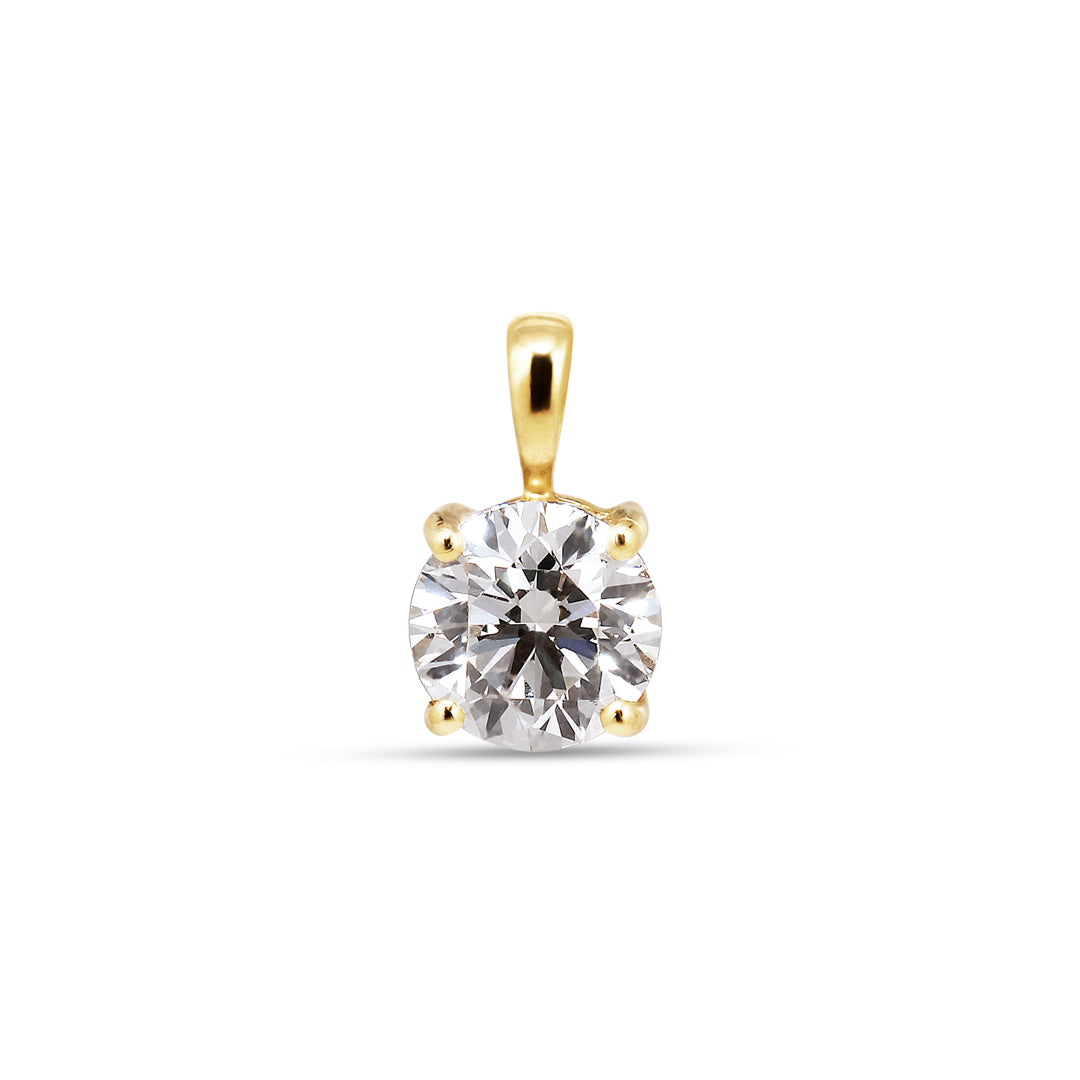 Solitaire halskæde med 0,60 ct.