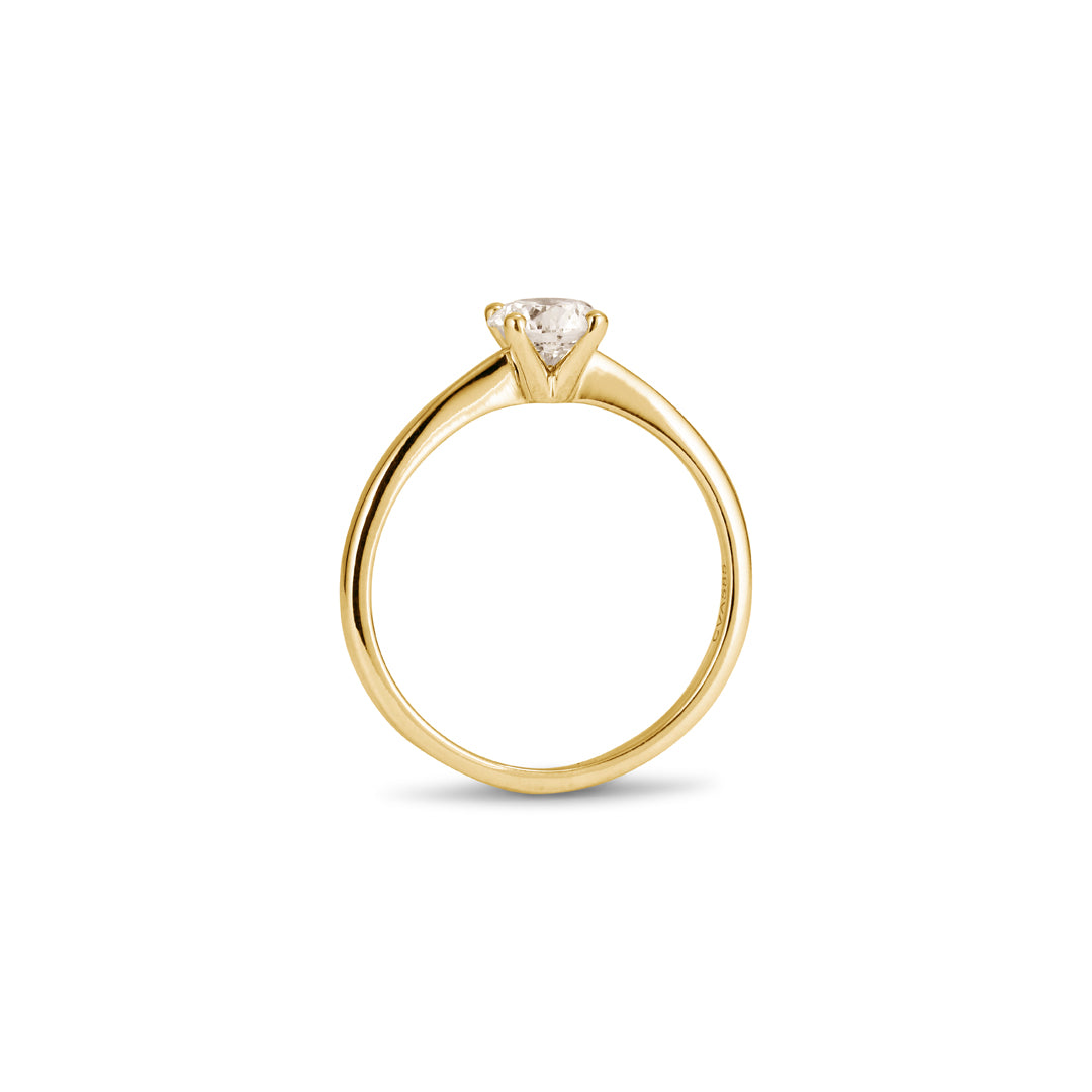 Solitairering med 0,60 ct.