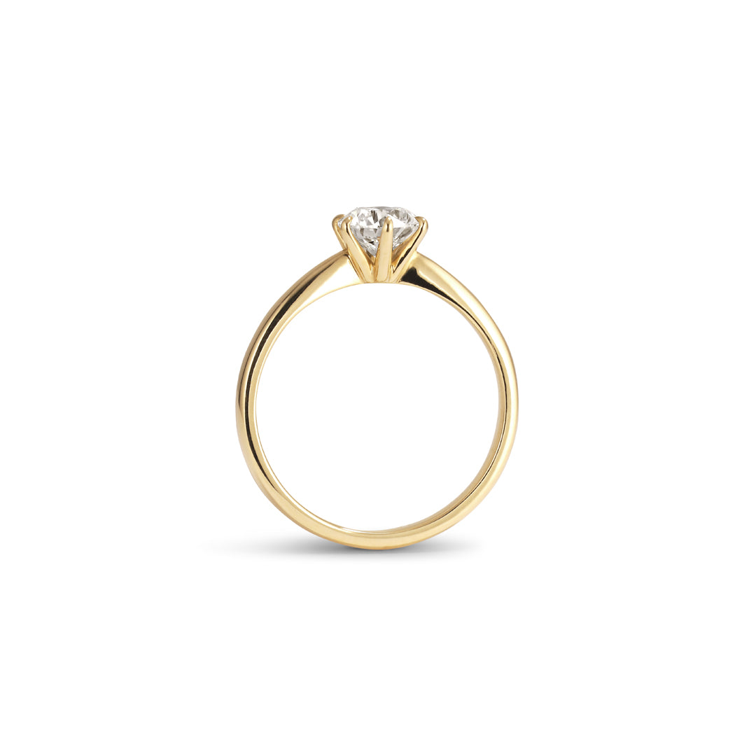 Solitairering med 0,70 ct.