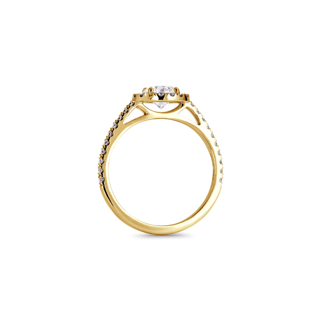 Haloring med 0,70 ct.