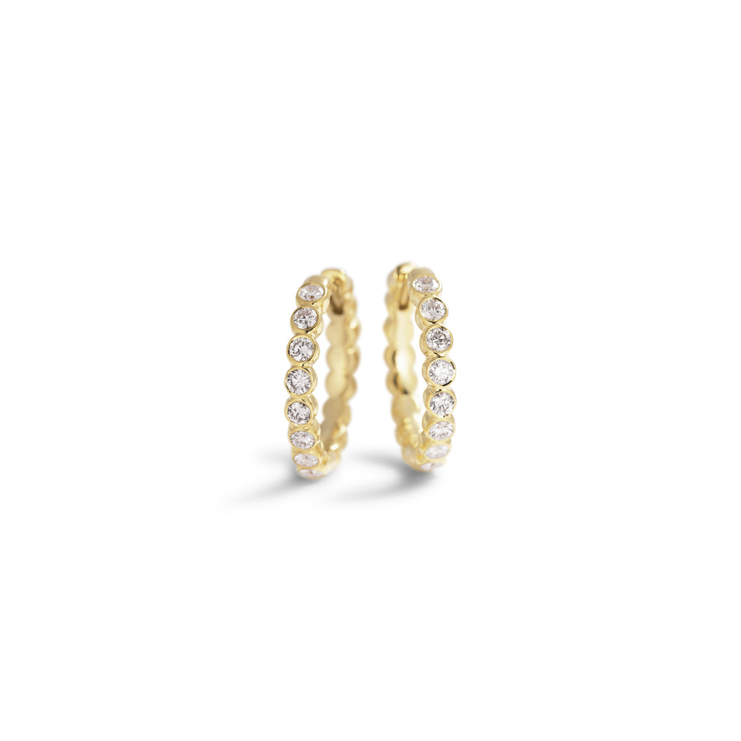 Bezel hoops 13 mm - 0,035 ct.
