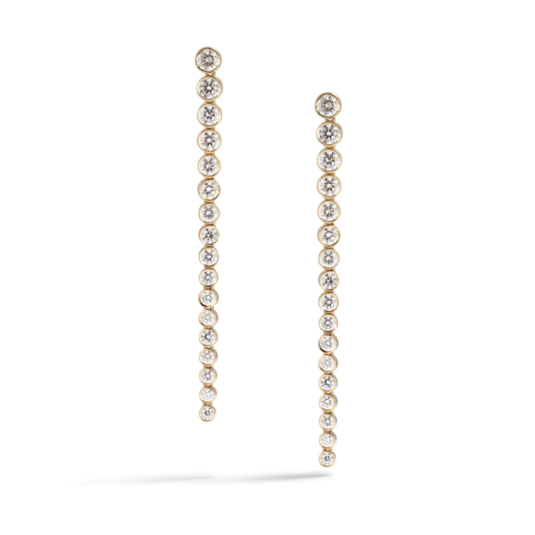 Diamant bezel chandeliers - i alt 1,65 ct.