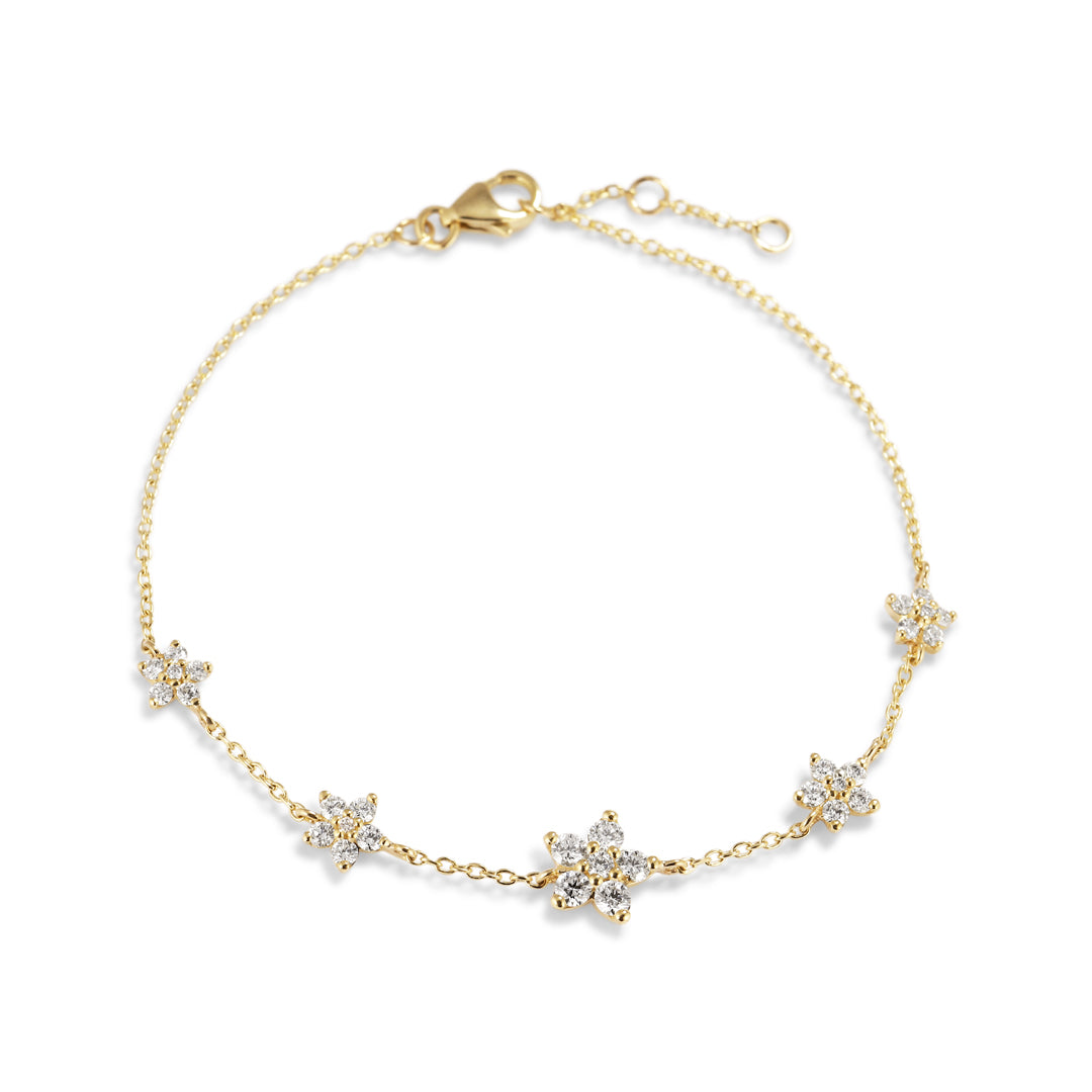 Starflower armbånd med 0,64 ct.