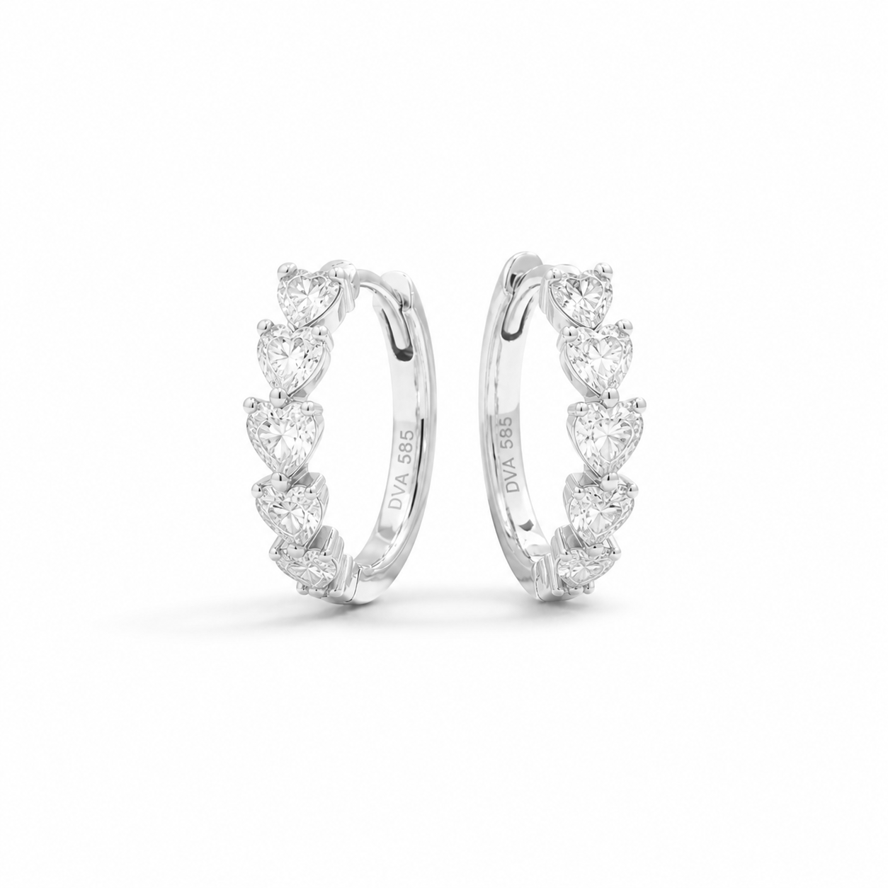 Hjerte hoops 11 mm