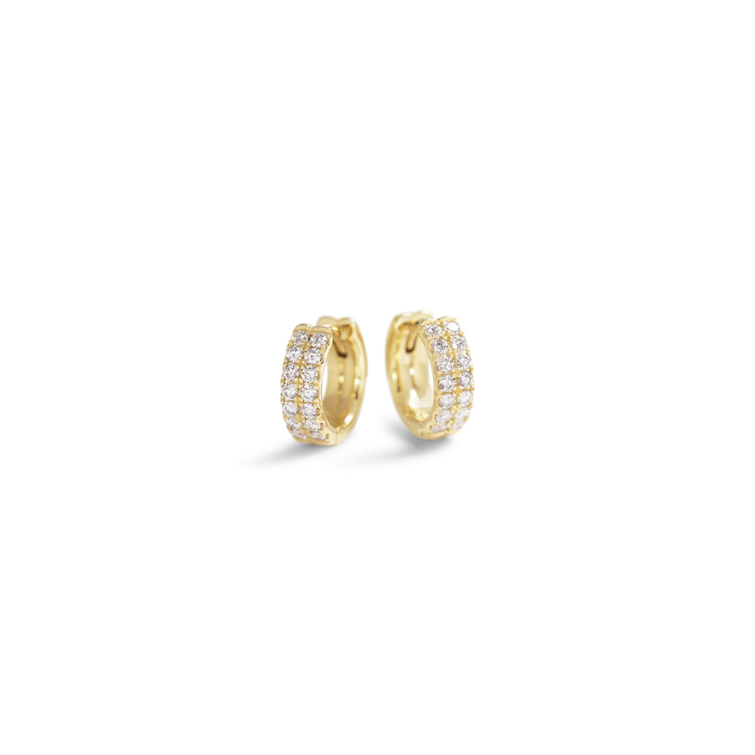 Double hoops 8 mm - 0,018 ct.
