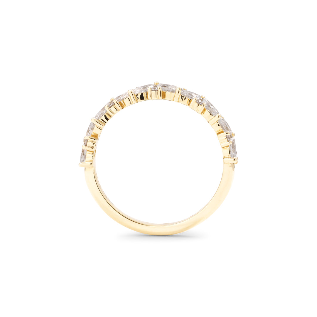 Marquis Dream Alliancering med 0,66 ct.