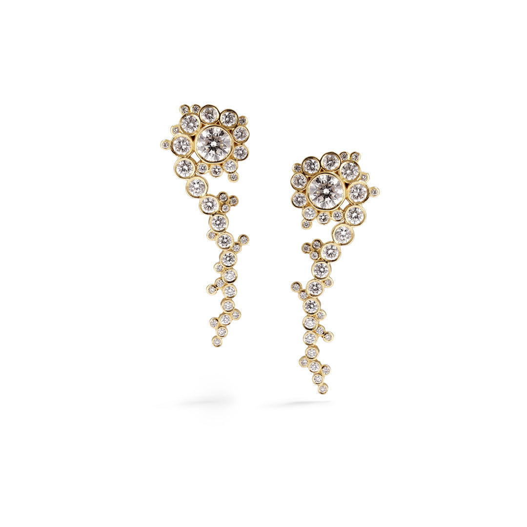 Diamant bezel chandeliers - i alt 1,26 ct.