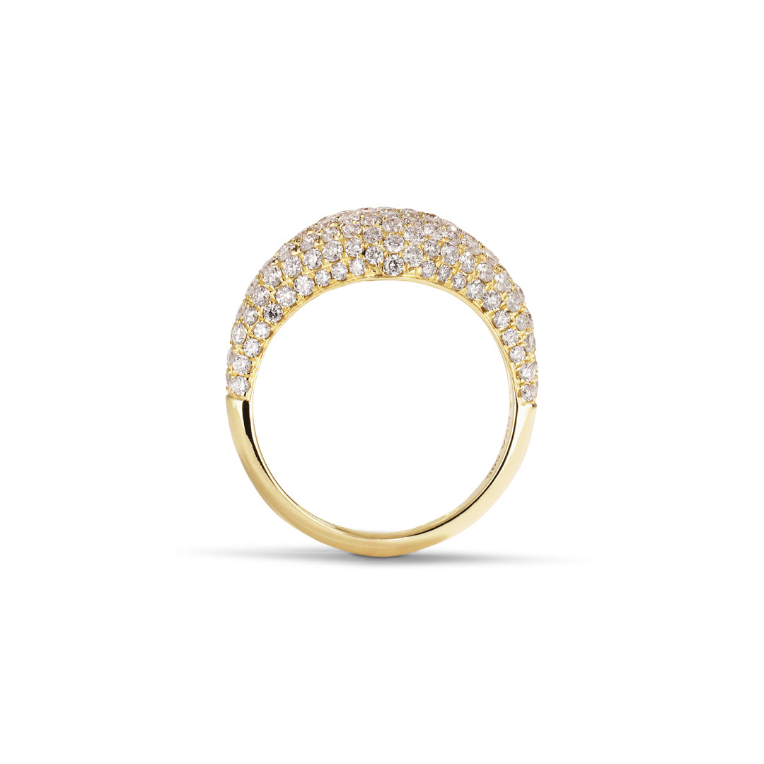 Micropravé ring - 1,08 ct.