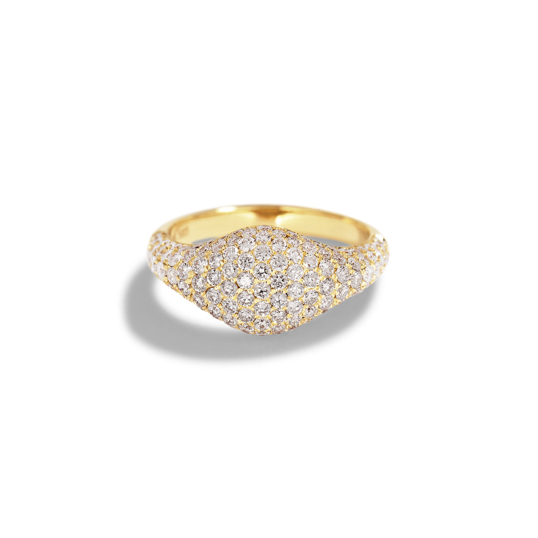 Micropravé ring - 1,08 ct.