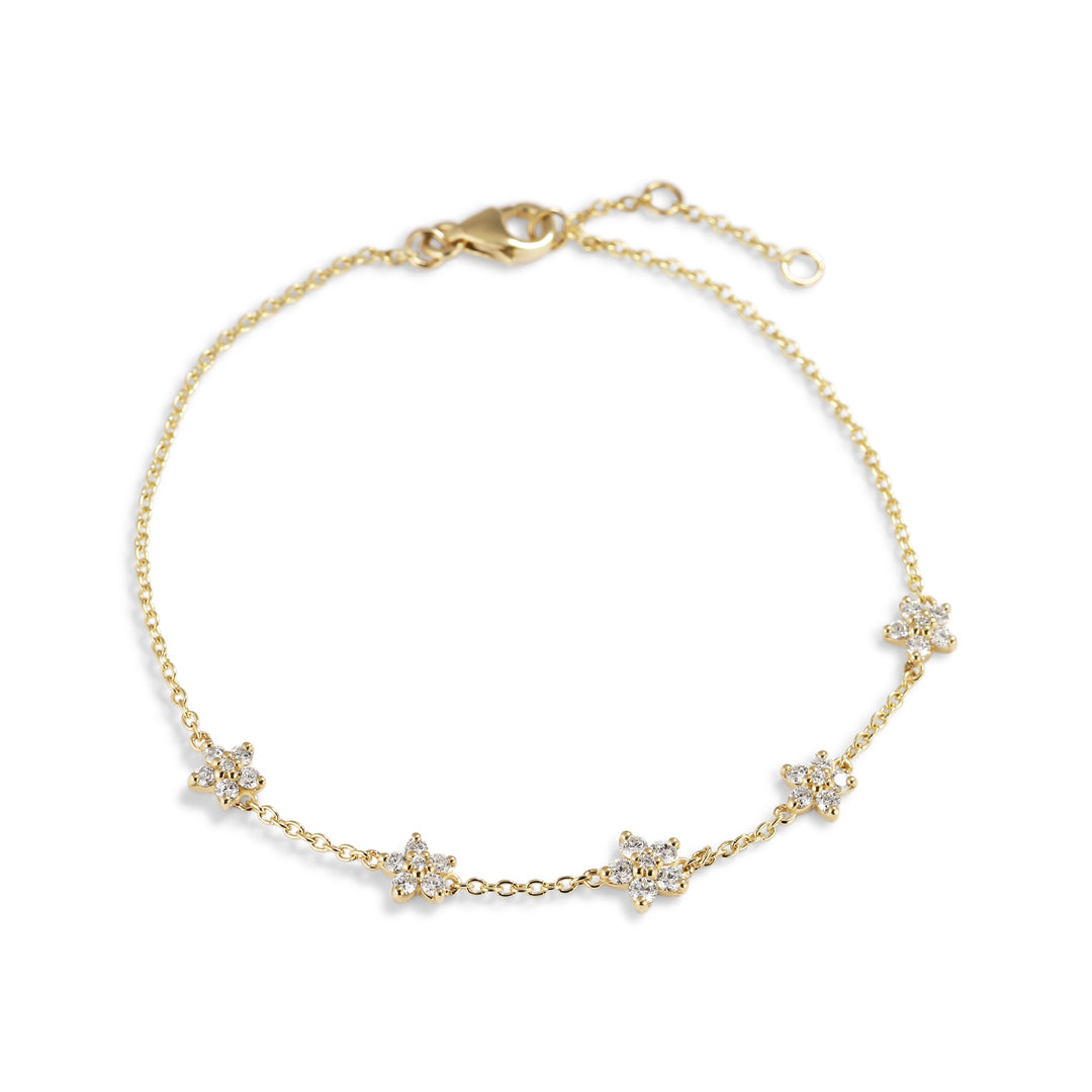 Starflower armbånd med 0,44 ct.