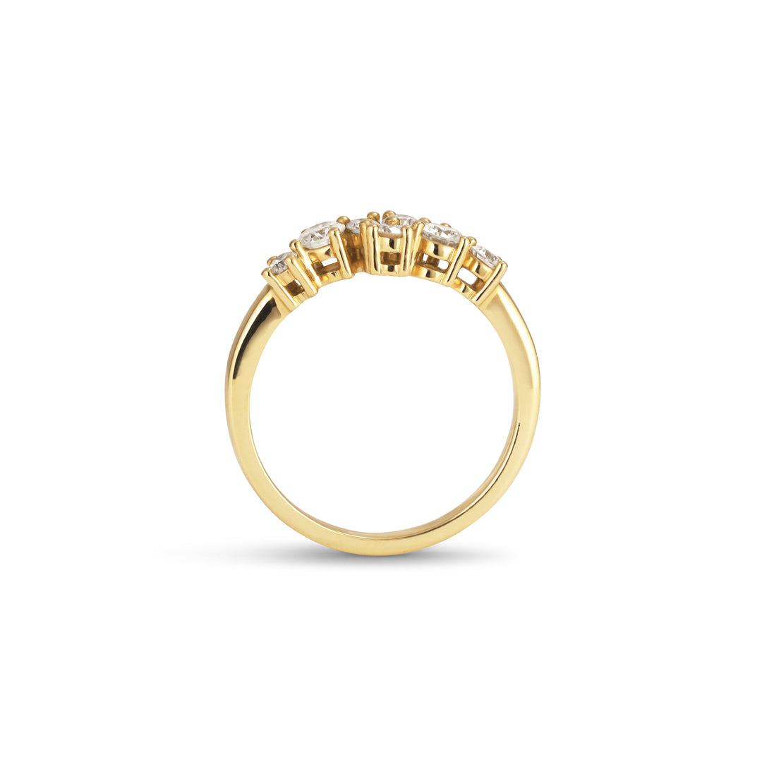 Sprinkled alliancering 0,49 ct.