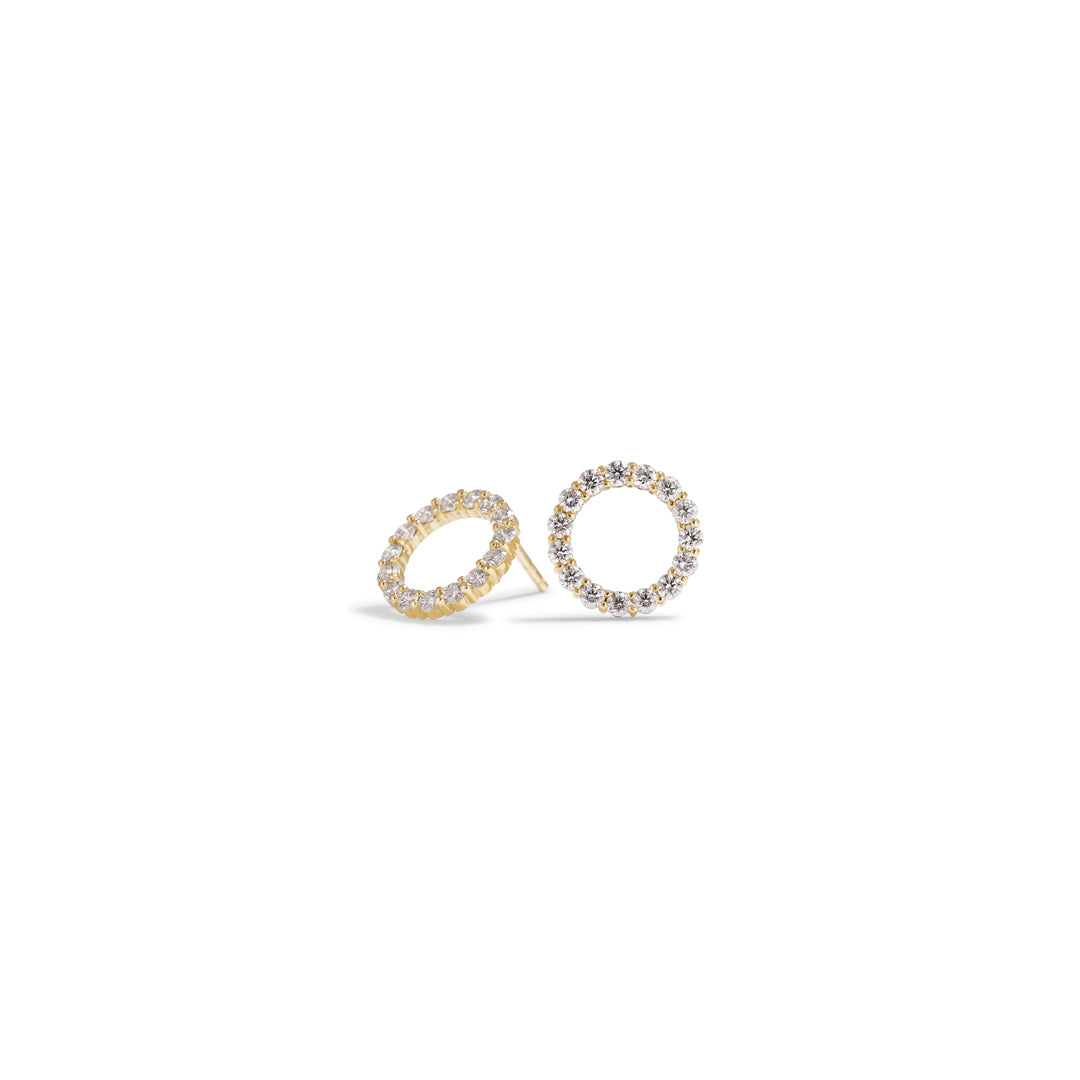Cirkel ørestikker - i alt 0,90 ct.