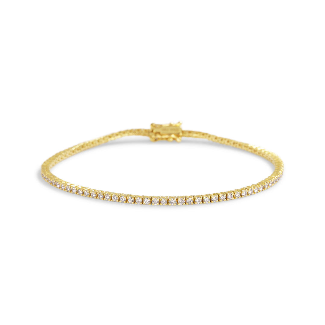 Tennisarmbånd med 0,015 ct.