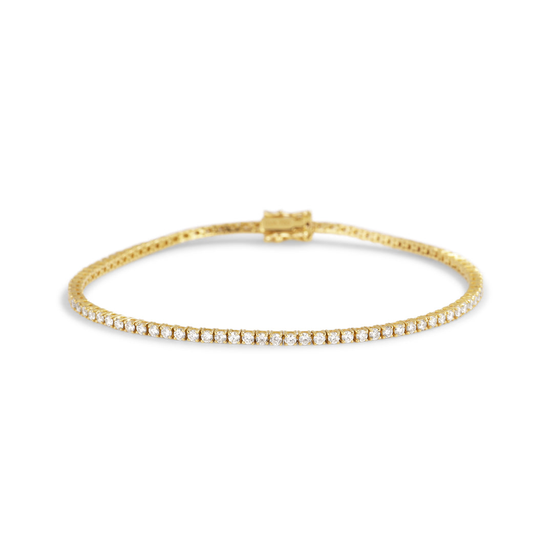 Tennisarmbånd med 0,02 ct.