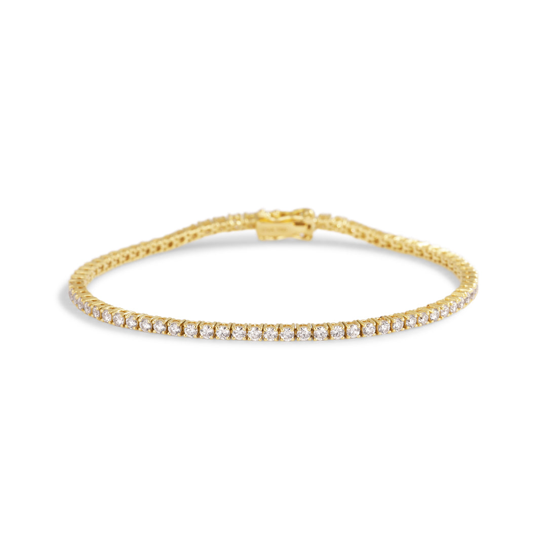 Tennisarmbånd med 0,035 ct.