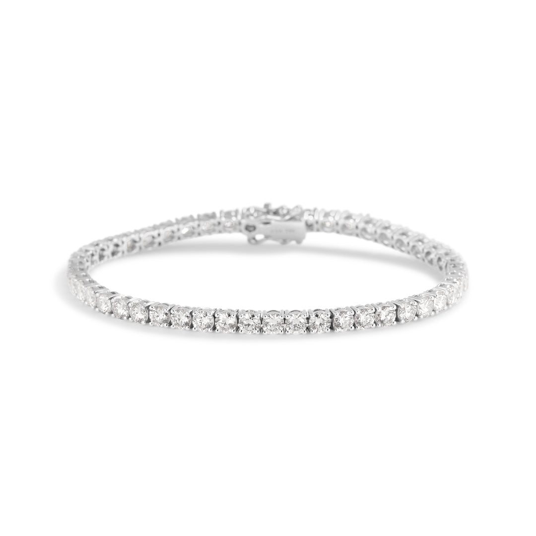 Tennisarmbånd i hvidguld med 0,15 ct.