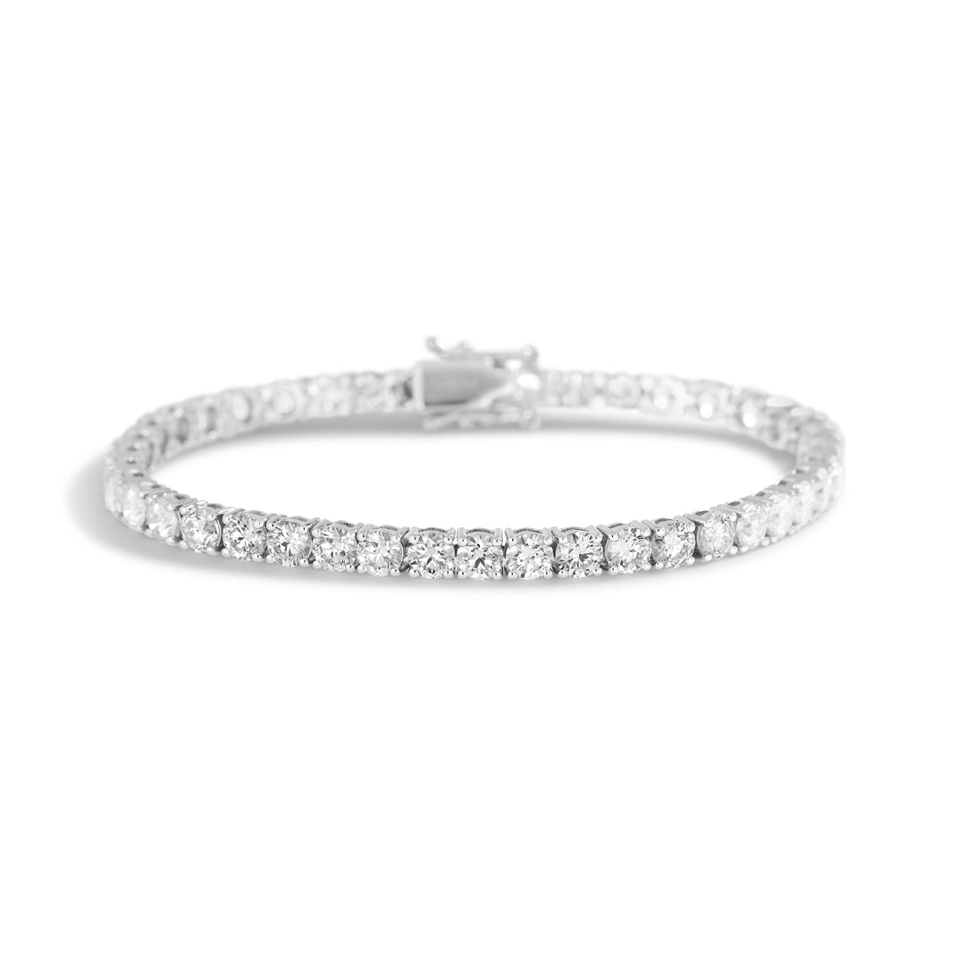 Tennisarmbånd i hvidguld med 0,23 ct.