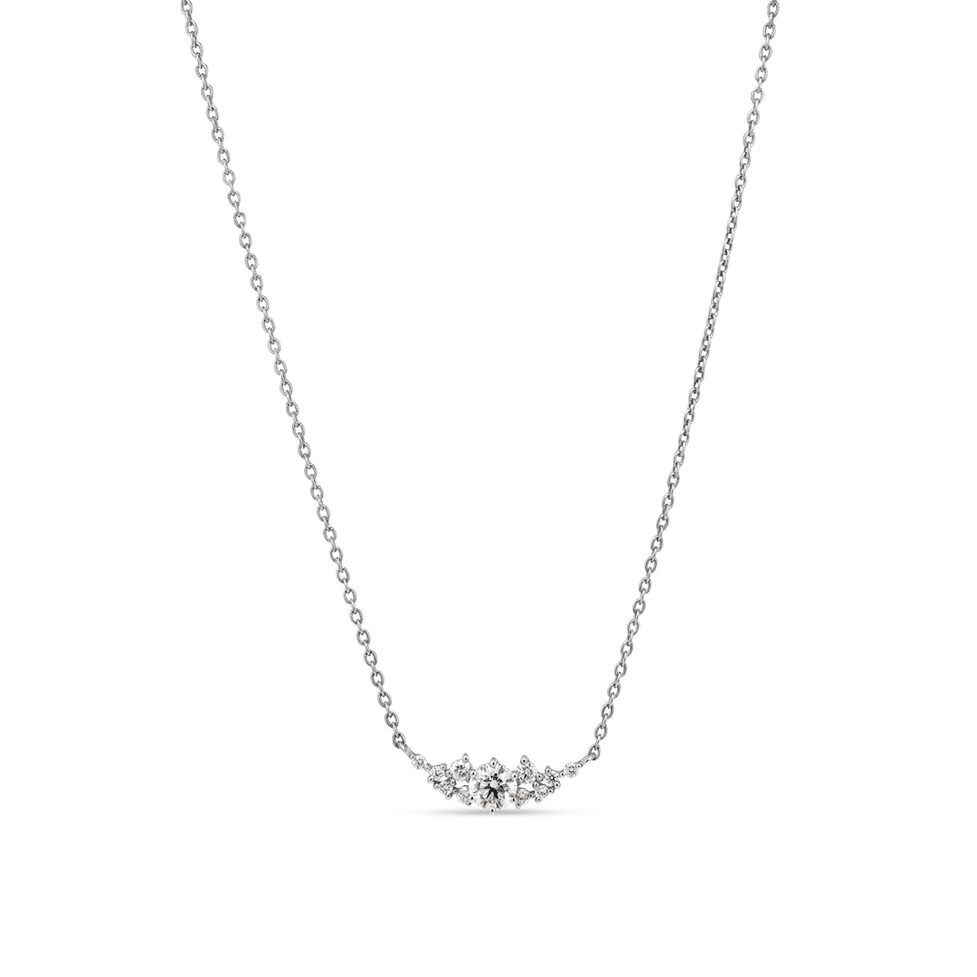 World Wide Favorite Halskæde i hvidguld med 0,30 ct.